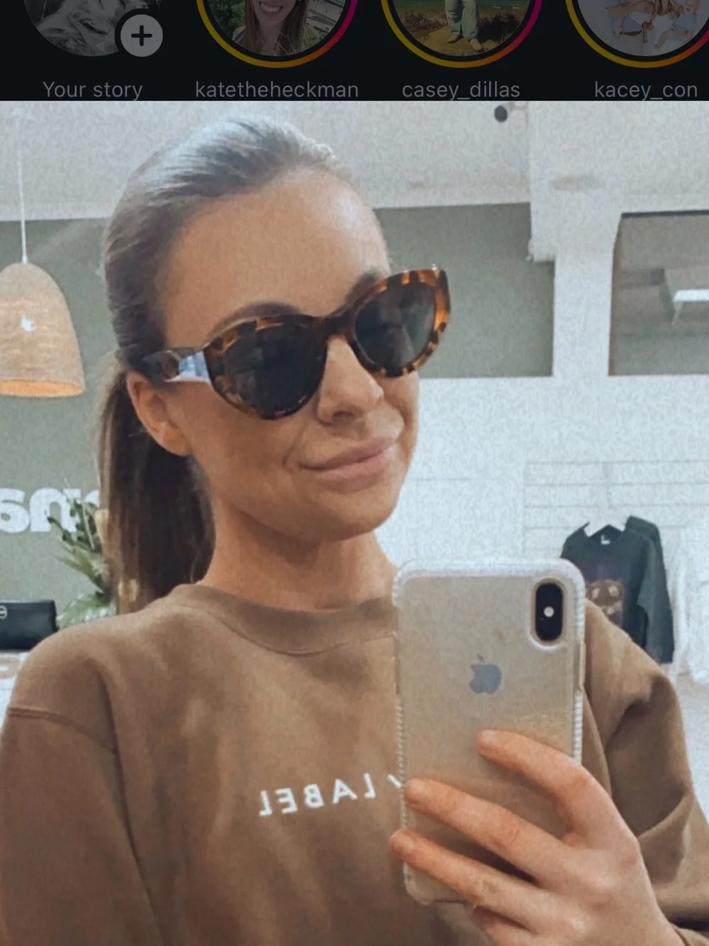 Anine Bing Marin Tortoise Sunglasses